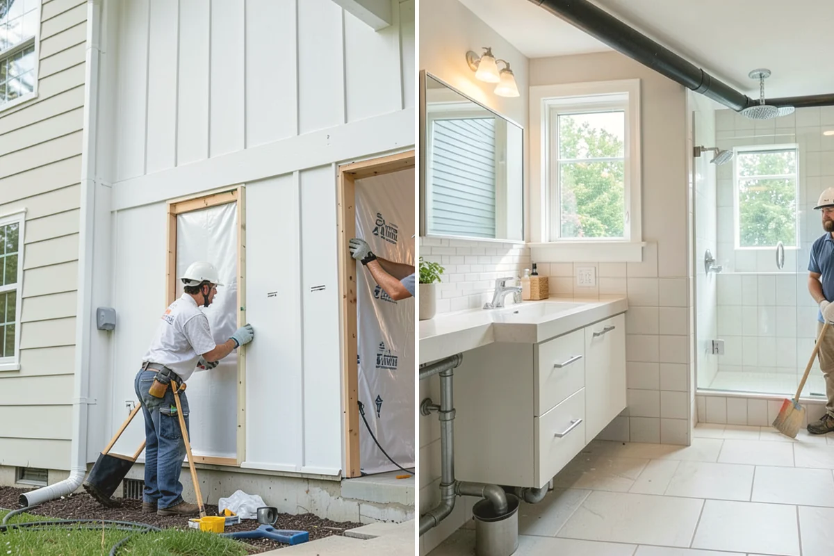 Newel Post Installation in Tacoma, Pierce County, WA - Locate framing and plan the anchoring method