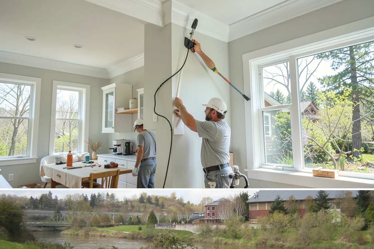 Newel Post Installation in Tukwila, King County, WA - Newel post installation is a quick indoor task suitable for any season.