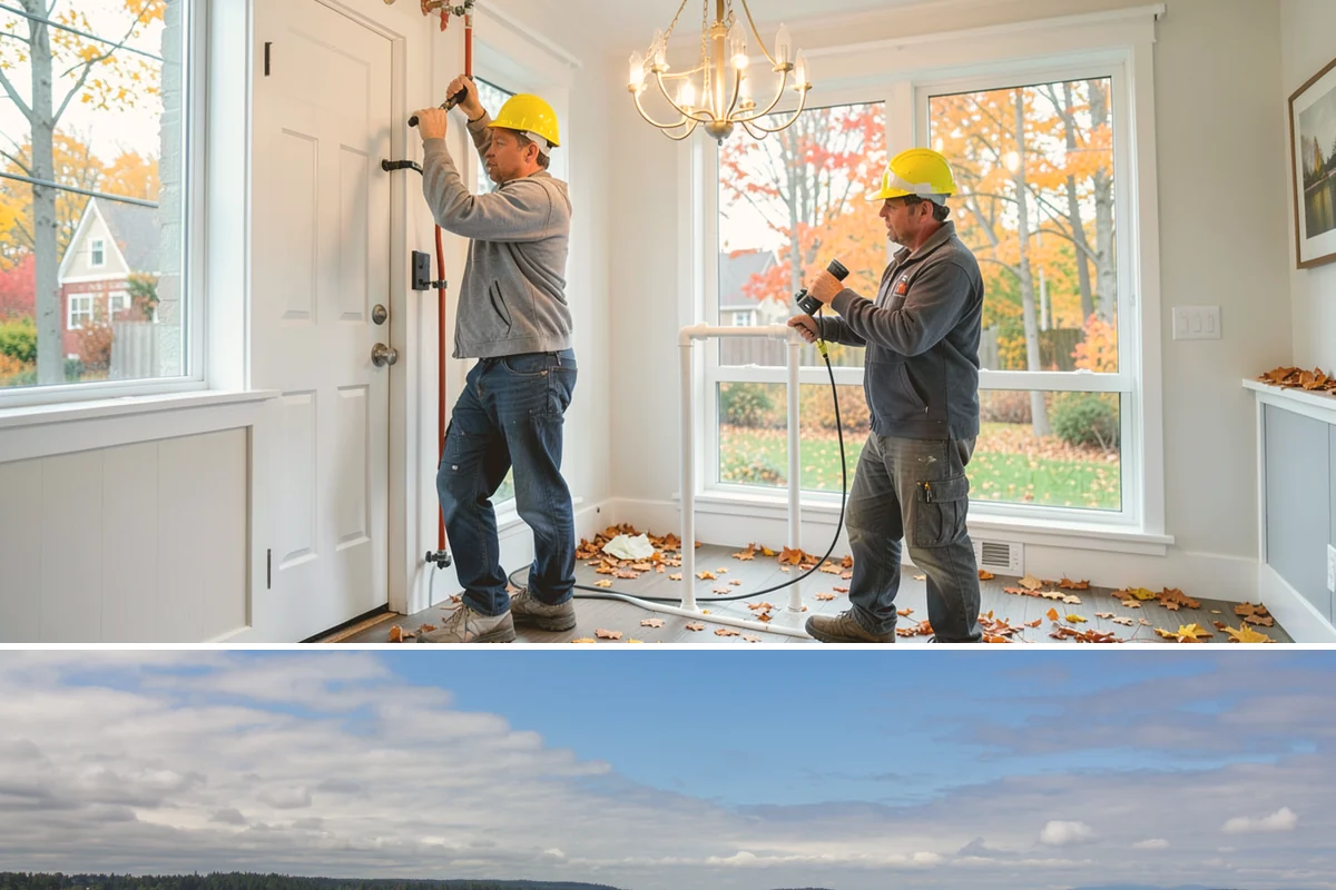 Newel Post Installation in University Place, Pierce County, WA - Newel post installation is a quick indoor task suitable for any season.