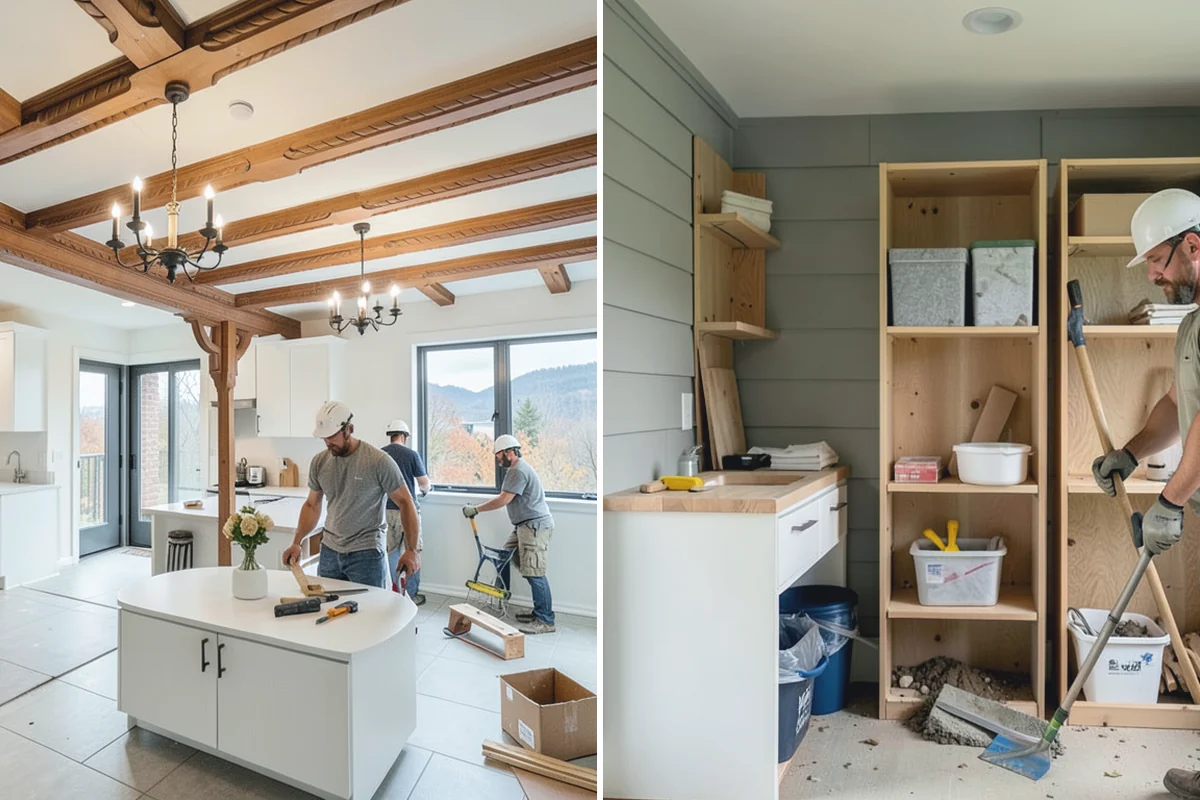 Newel Post Installation in Wilkeson, Pierce County, WA - Locate framing and plan the anchoring method