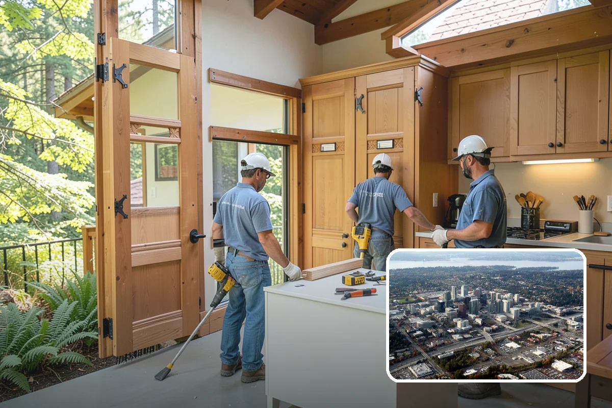 Niche Construction in Bellevue, King County, WA - Adds display or storage without bumping out walls
