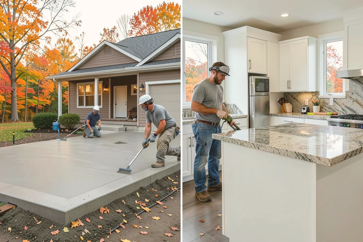 Niche Construction in Bothell, King County, WA - Locate framing and plan the niche