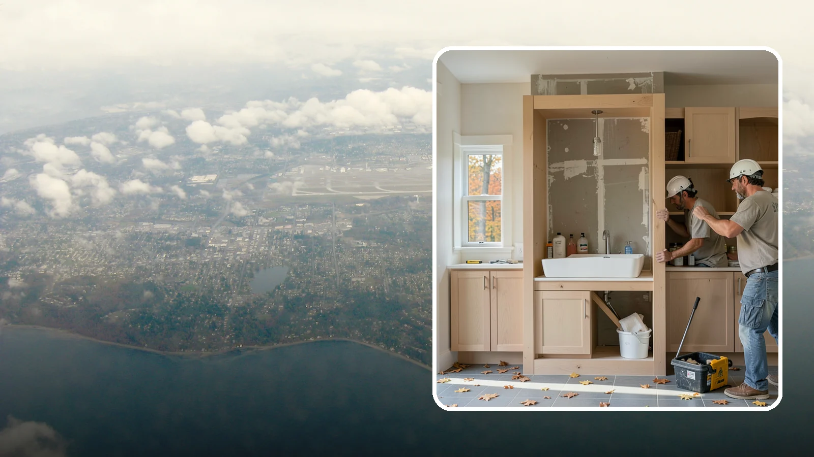 Niche Construction in Burien, King County, WA - Framing recessed wall niches to display art, add shower storage, or create architectural interest.