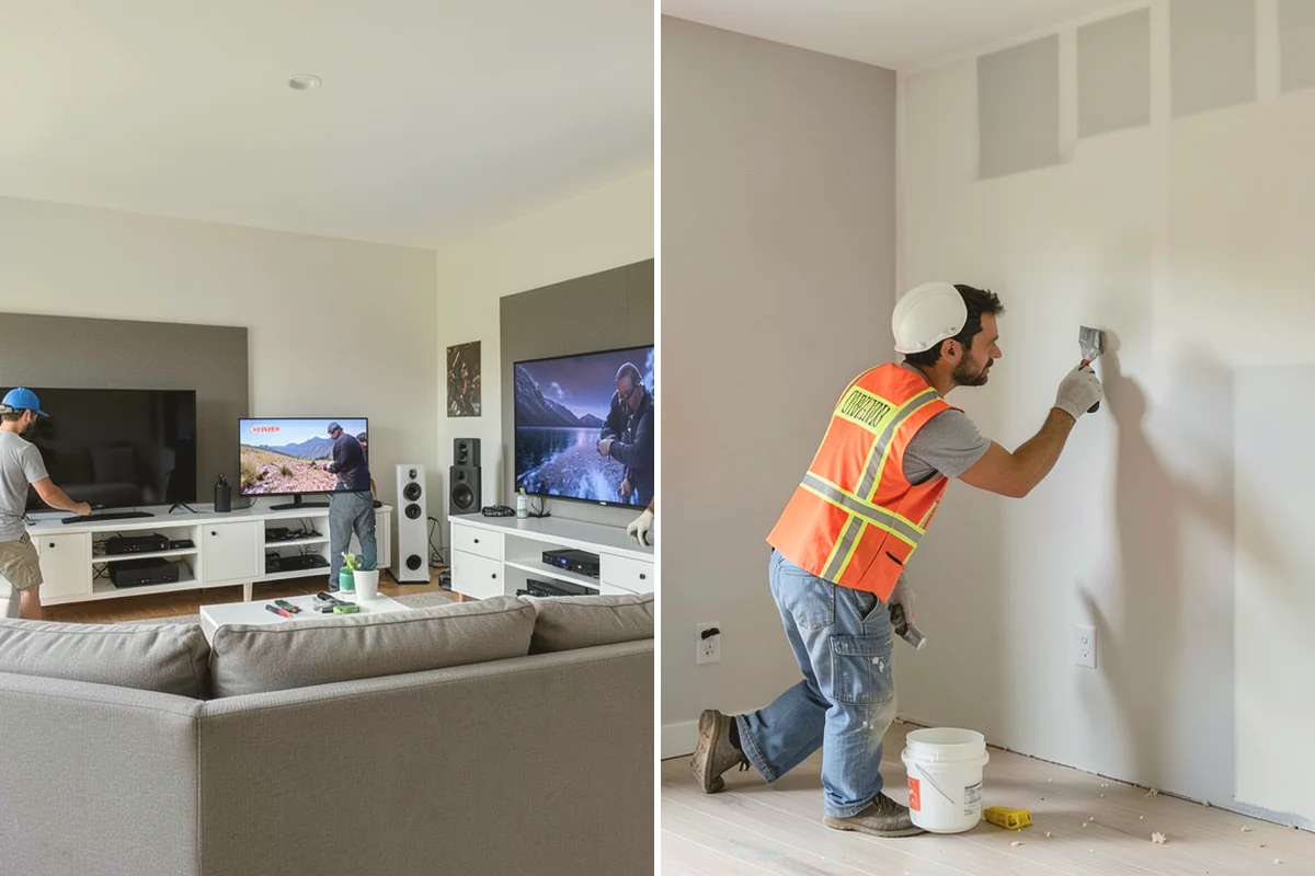 Niche Construction in Burien, King County, WA - Locate framing and plan the niche
