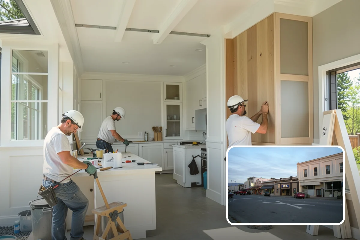 Niche Construction in Burlington, Skagit County, WA - Adds display or storage without bumping out walls