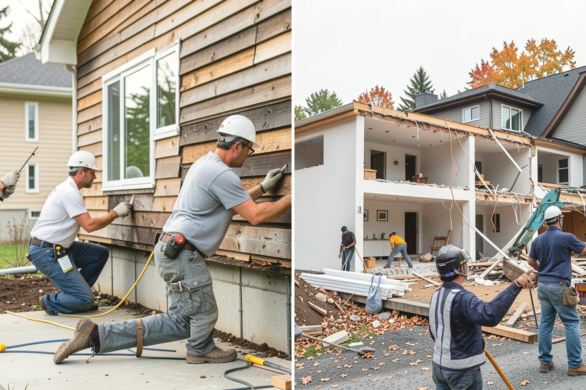 Niche Construction in Burlington, Skagit County, WA - Locate framing and plan the niche