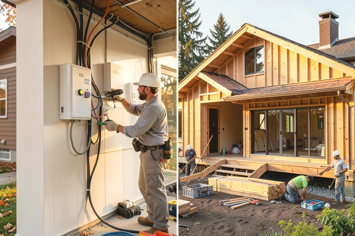 Niche Construction in Carnation, King County, WA - Locate framing and plan the niche
