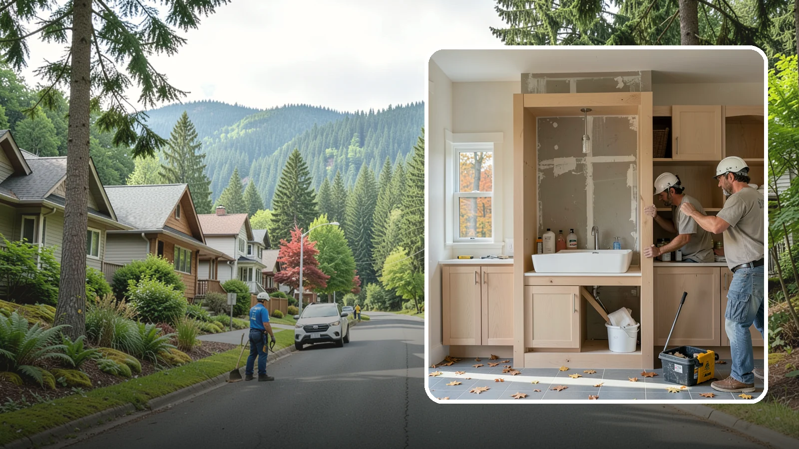 Niche Construction in Darrington, Snohomish County, WA - Framing recessed wall niches to display art, add shower storage, or create architectural interest.