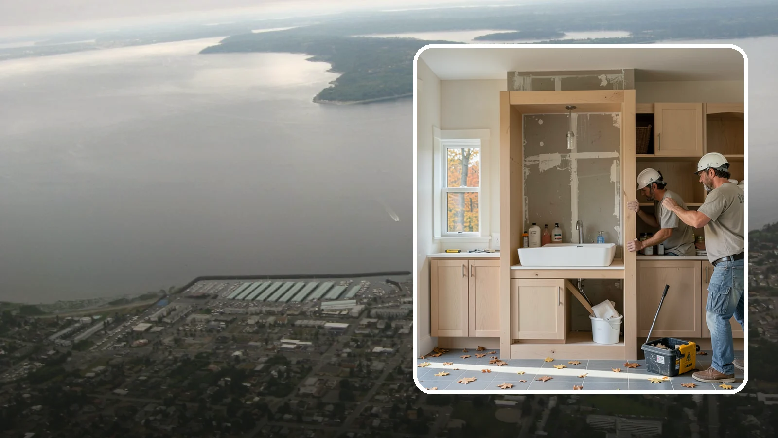 Niche Construction in Des Moines, King County, WA - Framing recessed wall niches to display art, add shower storage, or create architectural interest.