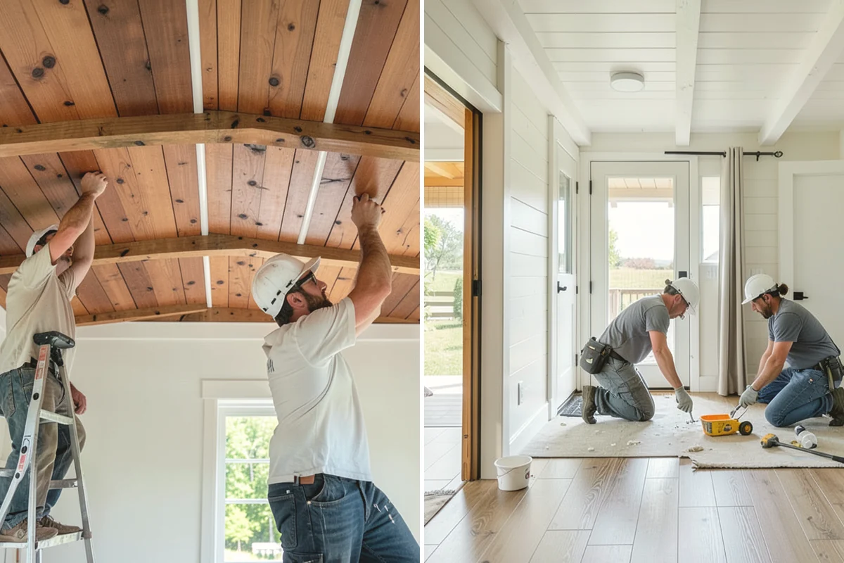 Niche Construction in Duvall, King County, WA - Locate framing and plan the niche
