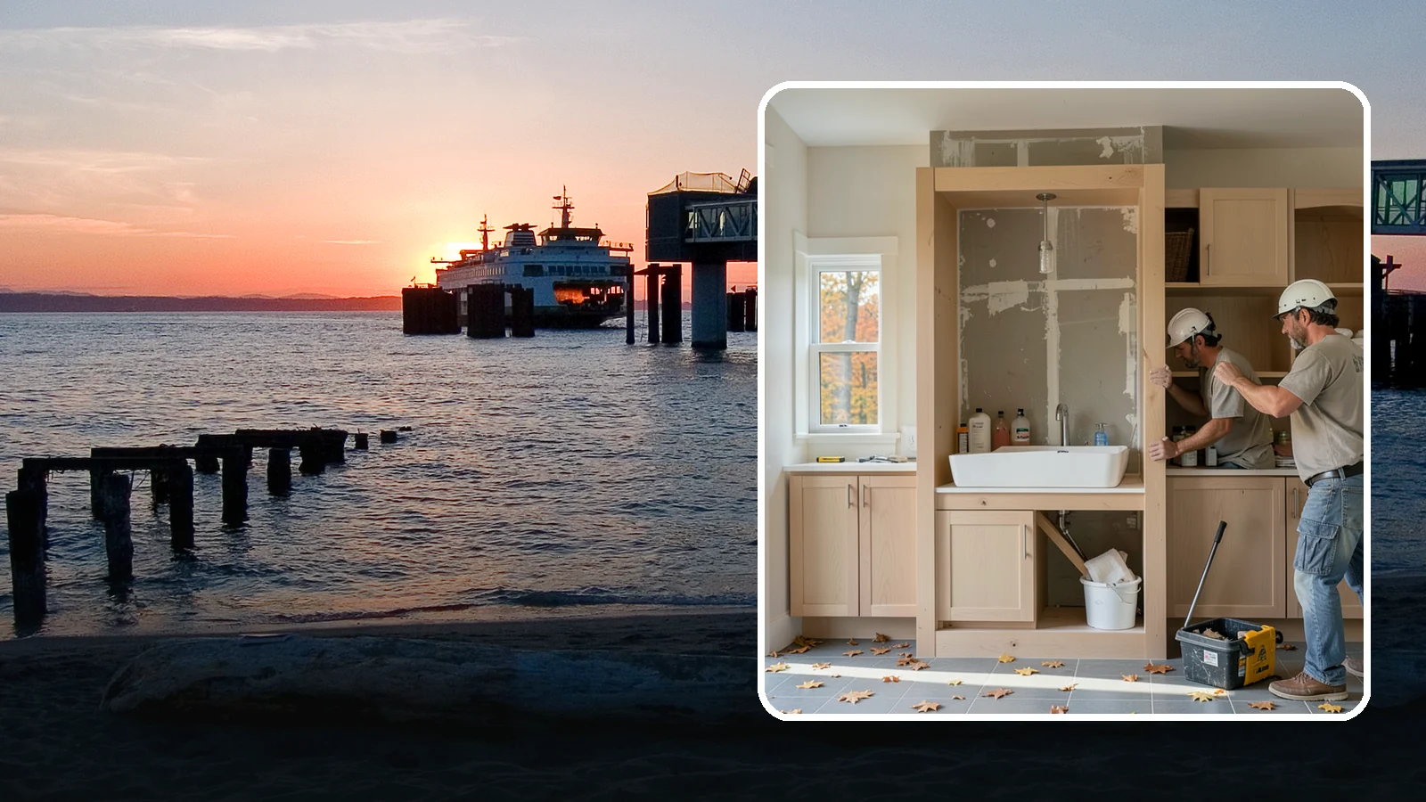 Niche Construction in Edmonds, Snohomish County, WA - Framing recessed wall niches to display art, add shower storage, or create architectural interest.