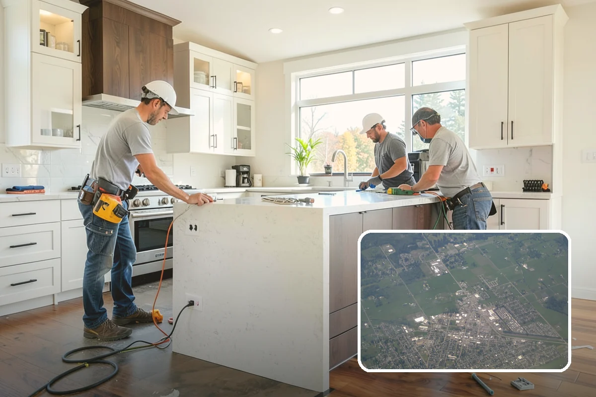 Niche Construction in Enumclaw, King County, WA - Adds display or storage without bumping out walls