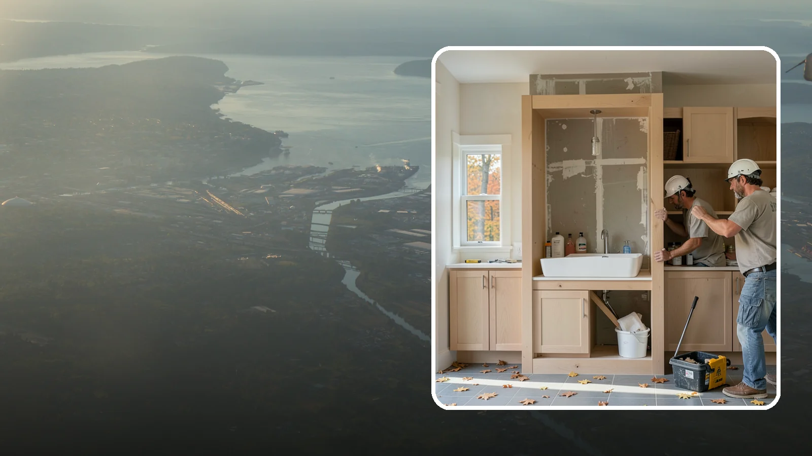 Niche Construction in Fife, Pierce County, WA - Framing recessed wall niches to display art, add shower storage, or create architectural interest.