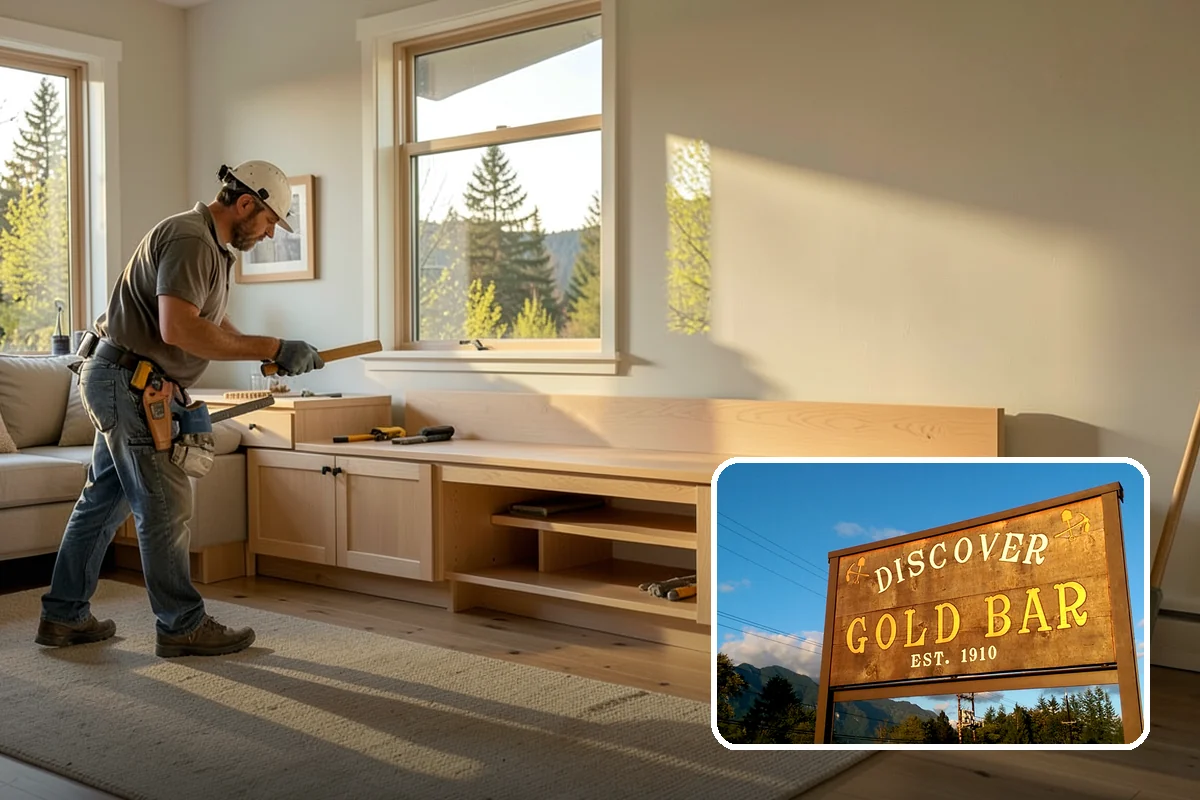 Niche Construction in Gold Bar, Snohomish County, WA - Adds display or storage without bumping out walls