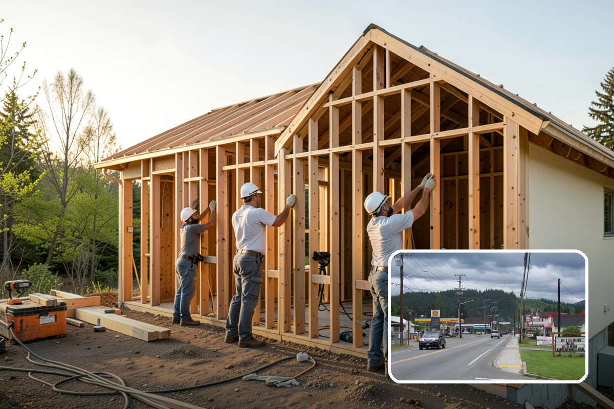 Niche Construction in Granite Falls, Snohomish County, WA - Adds display or storage without bumping out walls