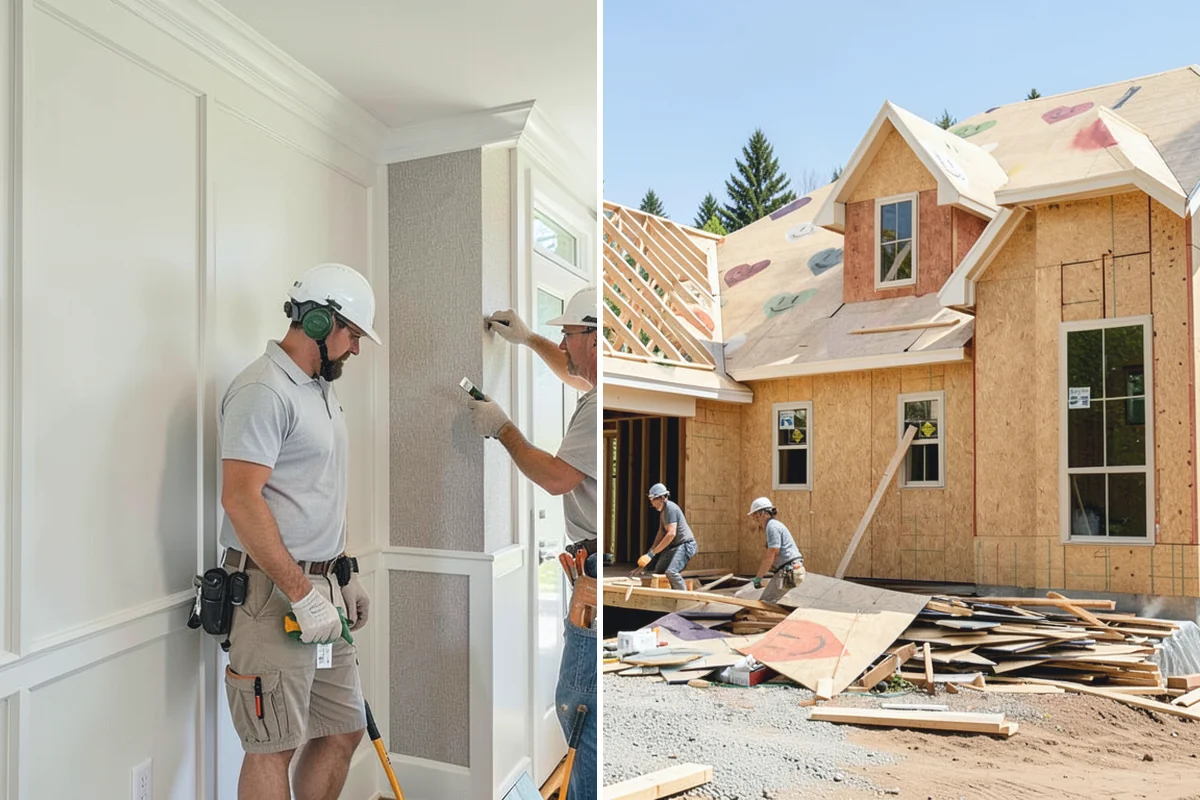 Niche Construction in Hamilton, Skagit County, WA - Locate framing and plan the niche