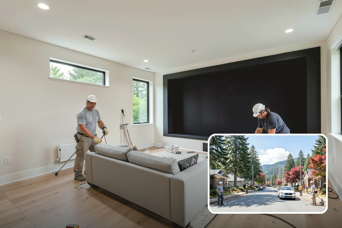 Niche Construction in Hunts Point, King County, WA - Adds display or storage without bumping out walls
