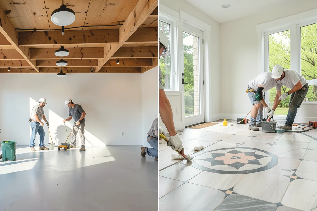 Niche Construction in Issaquah, King County, WA - Locate framing and plan the niche