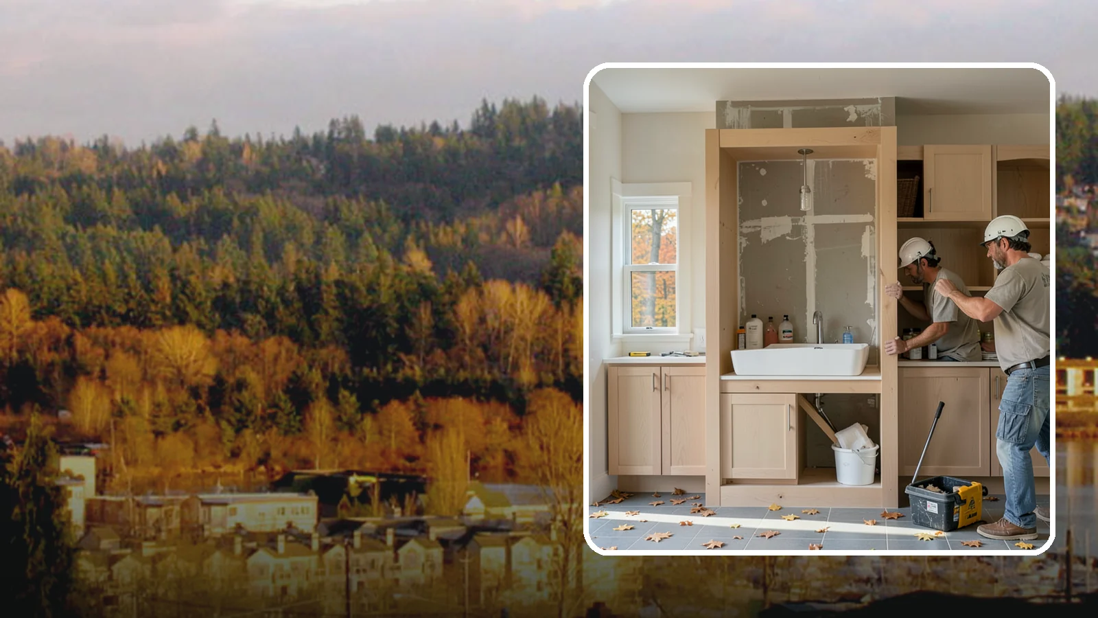 Niche Construction in Kenmore, King County, WA - Framing recessed wall niches to display art, add shower storage, or create architectural interest.