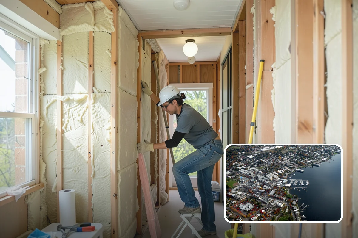 Niche Construction in Kirkland, King County, WA - Adds display or storage without bumping out walls