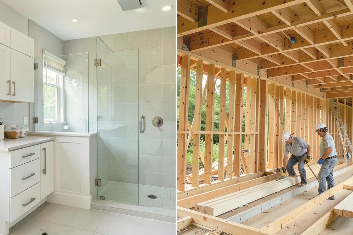 Niche Construction in Kirkland, King County, WA - Locate framing and plan the niche