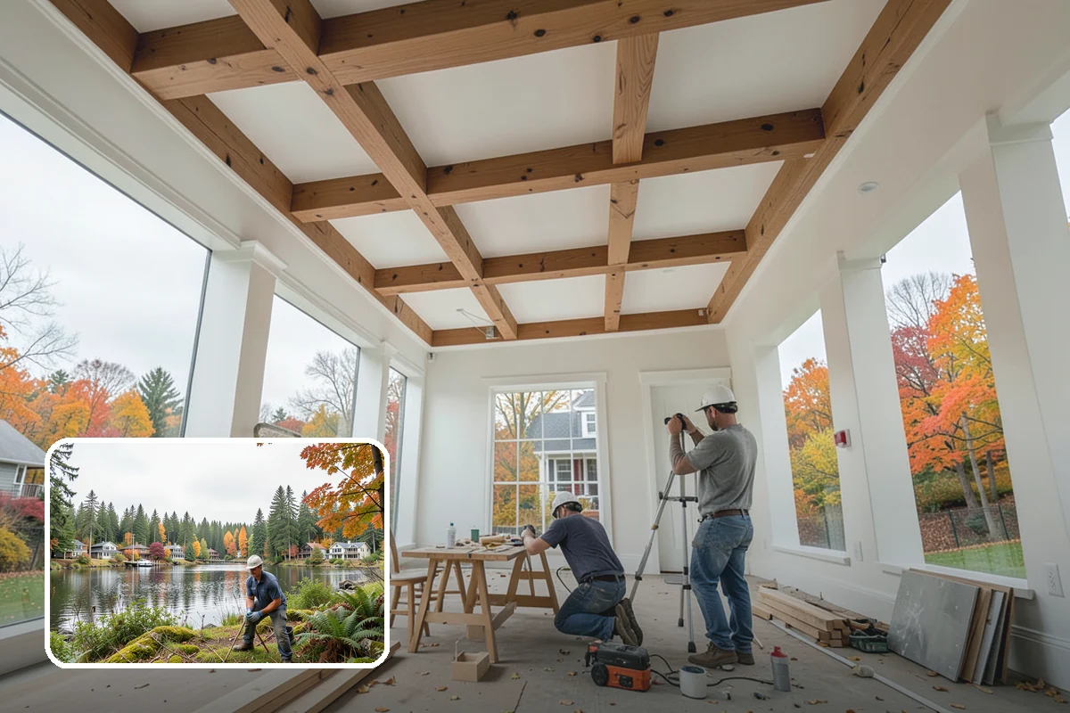 Niche Construction in La Conner, Skagit County, WA - Adds display or storage without bumping out walls