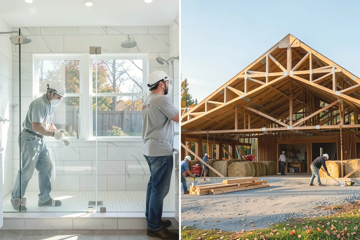 Niche Construction in La Conner, Skagit County, WA - Locate framing and plan the niche