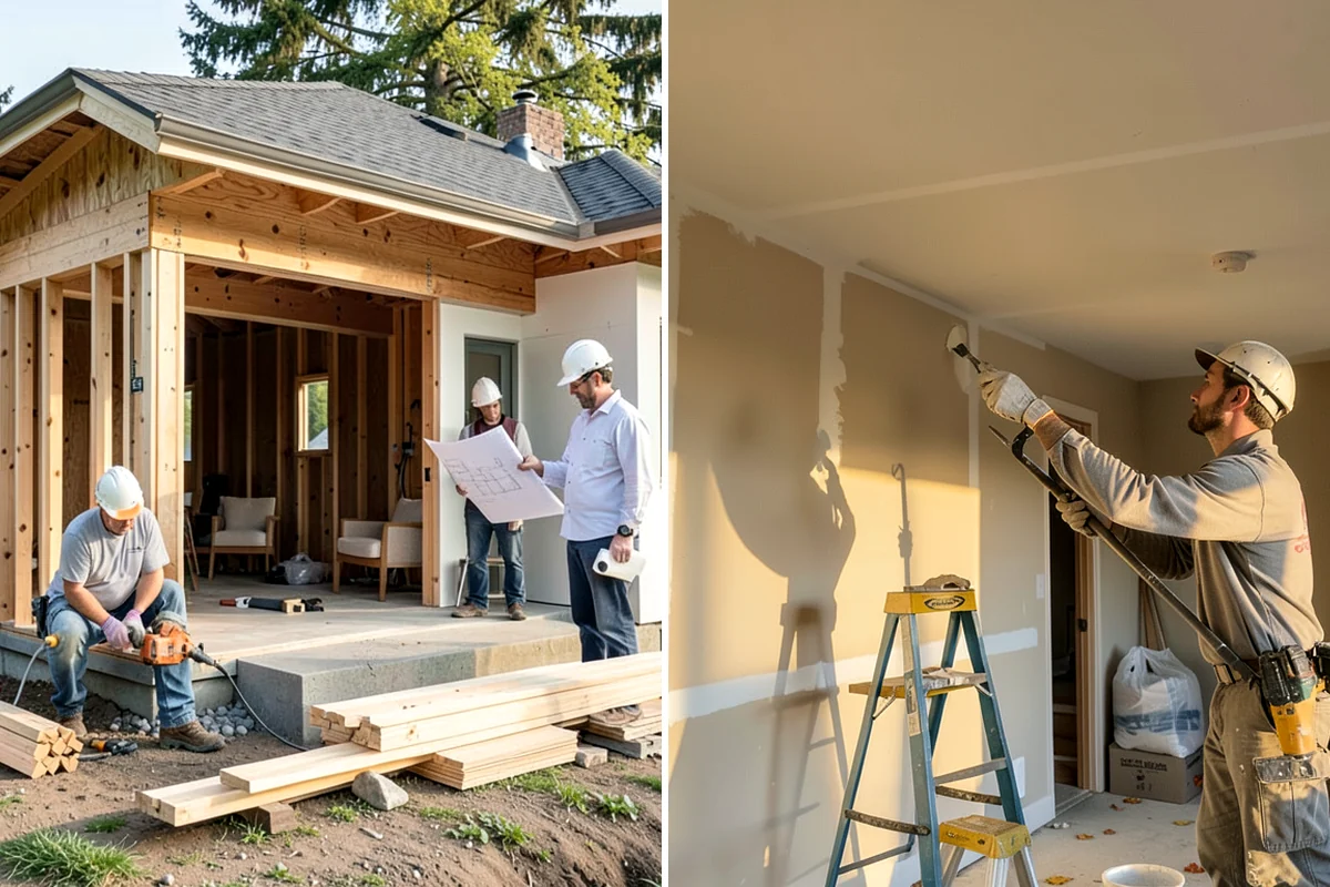Niche Construction in Lake Forest Park, King County, WA - Locate framing and plan the niche