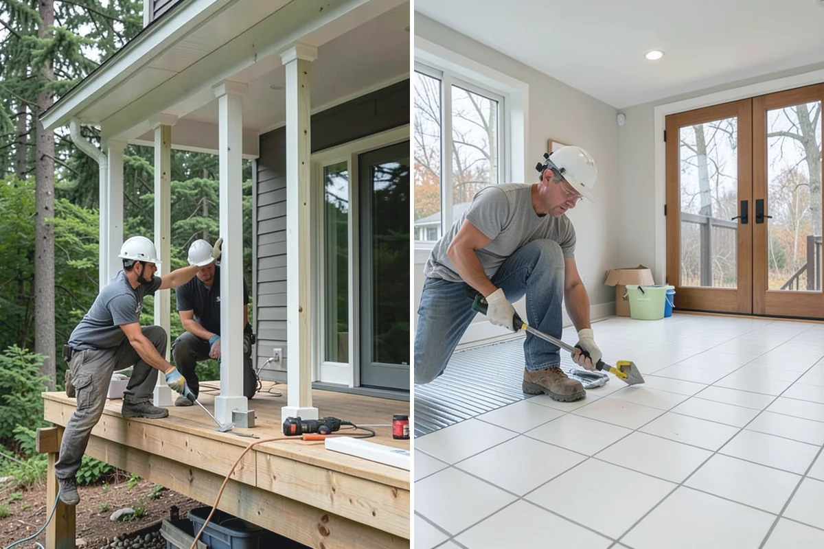 Niche Construction in Marysville, Snohomish County, WA - Locate framing and plan the niche