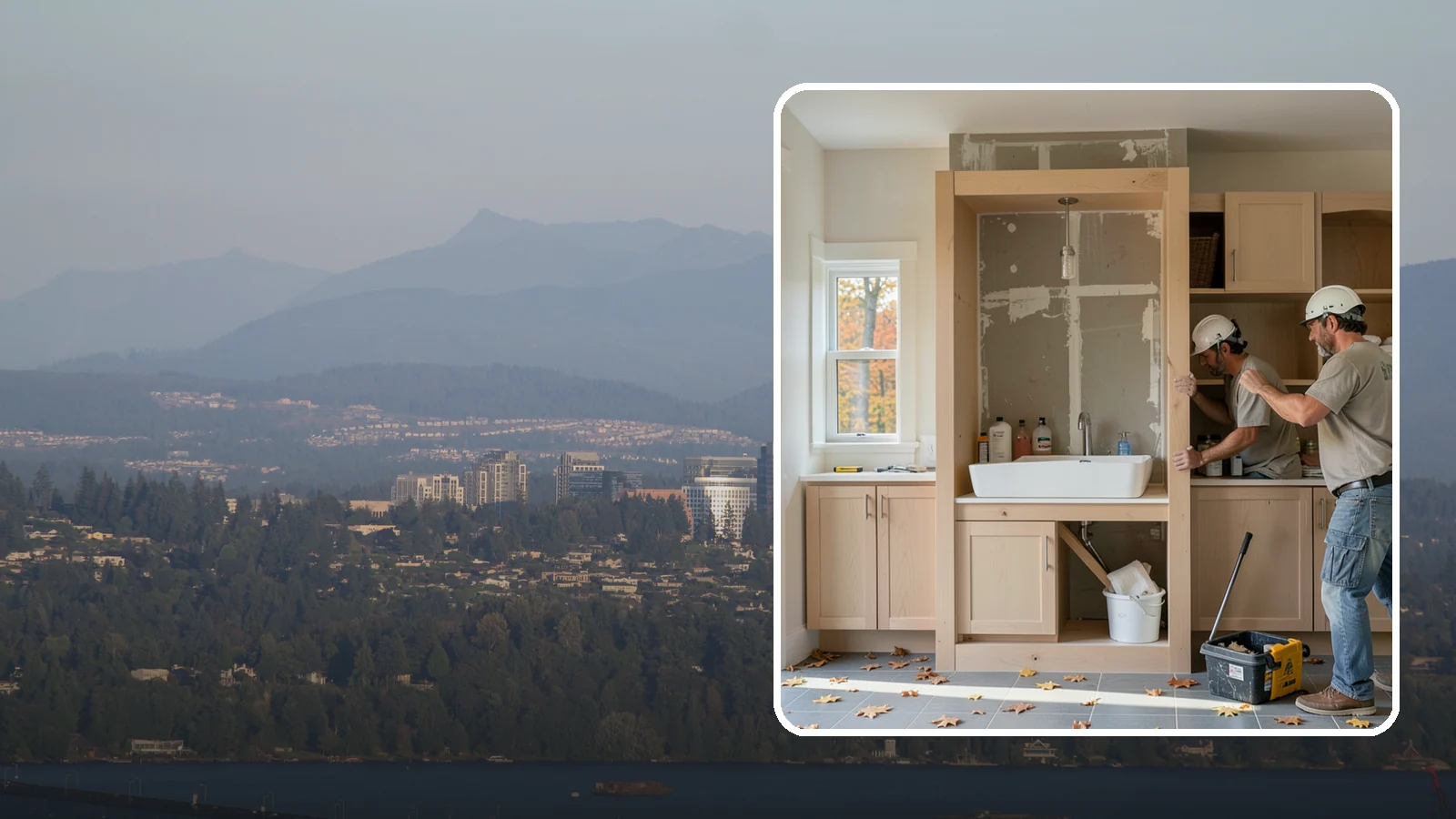 Niche Construction in Medina, King County, WA - Framing recessed wall niches to display art, add shower storage, or create architectural interest.