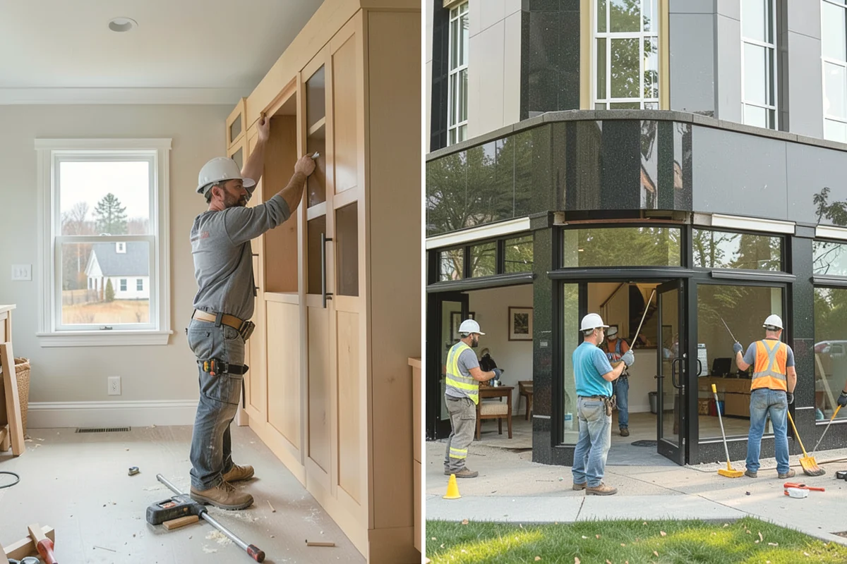 Niche Construction in Mercer Island, King County, WA - Locate framing and plan the niche
