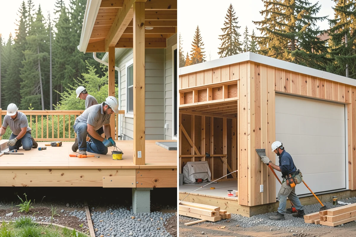 Niche Construction in Mill Creek, Snohomish County, WA - Locate framing and plan the niche