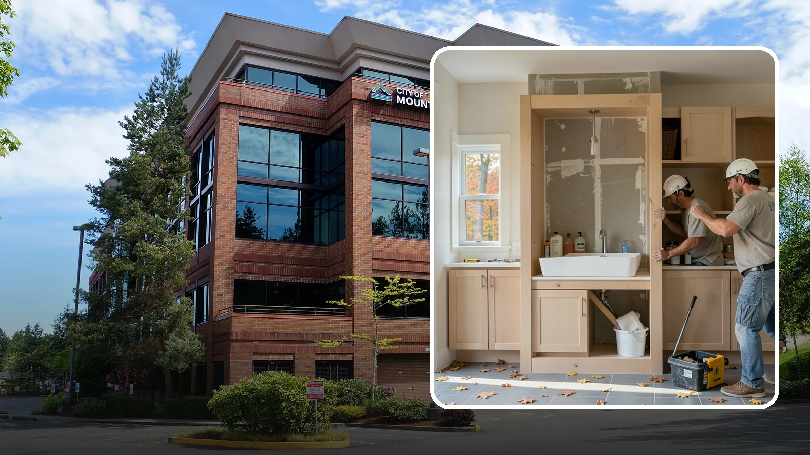 Niche Construction in Mountlake Terrace, Snohomish County, WA - Framing recessed wall niches to display art, add shower storage, or create architectural interest.