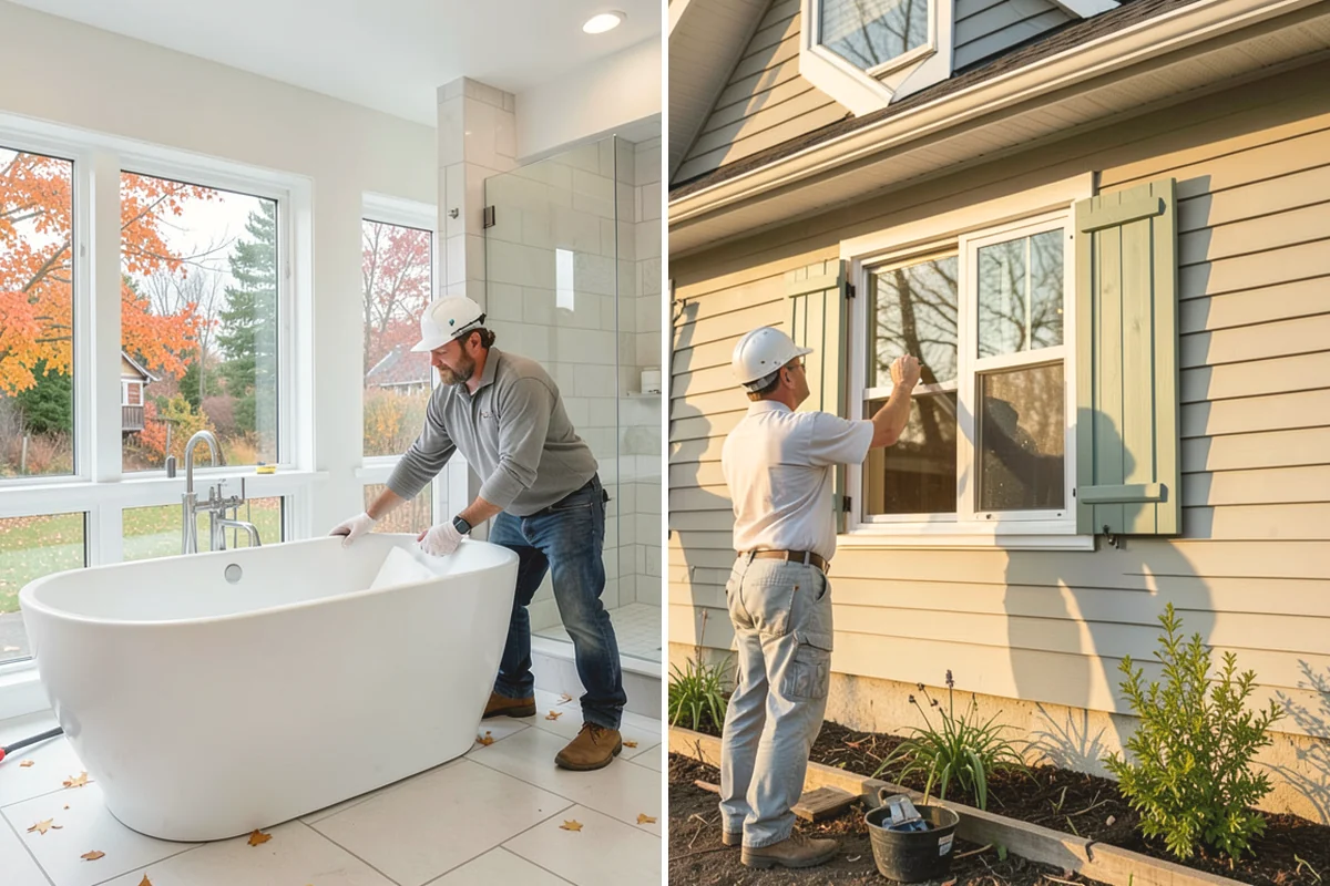 Niche Construction in Mountlake Terrace, Snohomish County, WA - Locate framing and plan the niche