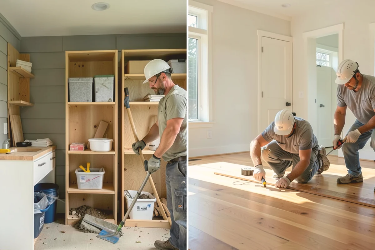 Niche Construction in Orting, Pierce County, WA - Locate framing and plan the niche