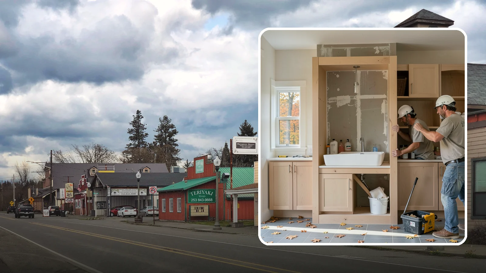 Niche Construction in Roy, Pierce County, WA - Framing recessed wall niches to display art, add shower storage, or create architectural interest.