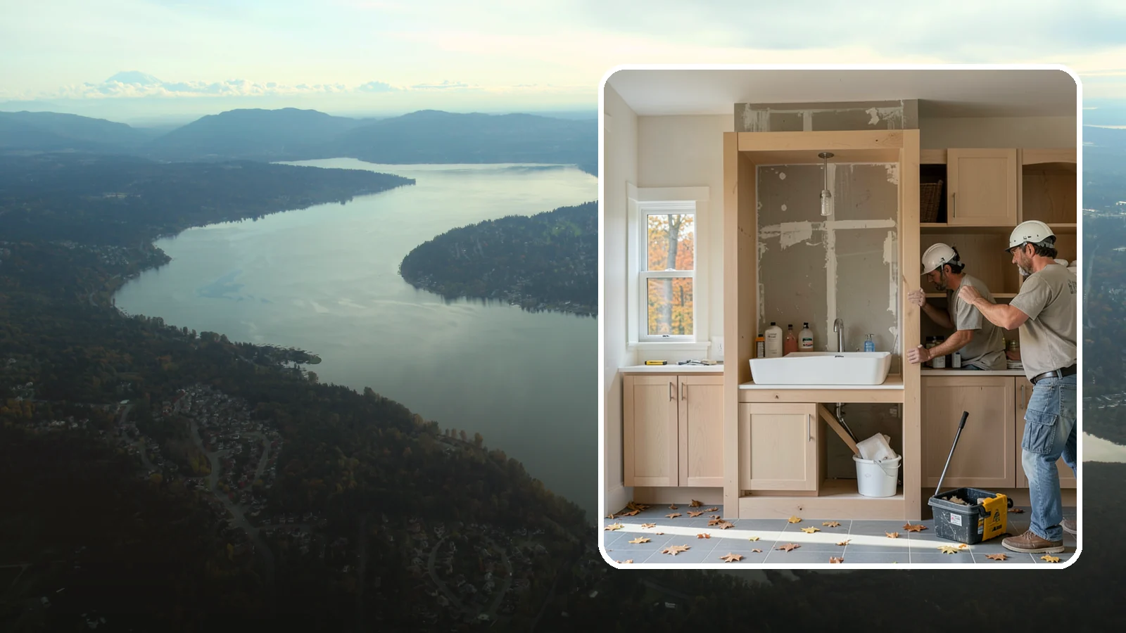 Niche Construction in Sammamish, King County, WA - Framing recessed wall niches to display art, add shower storage, or create architectural interest.