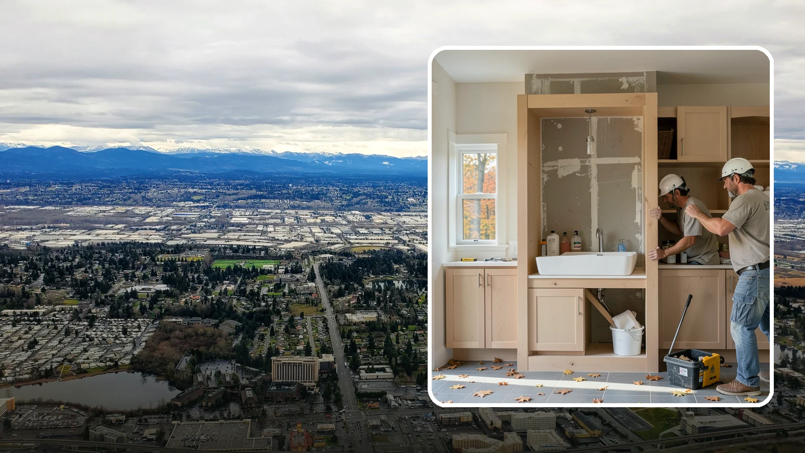 Niche Construction in SeaTac, King County, WA - Framing recessed wall niches to display art, add shower storage, or create architectural interest.