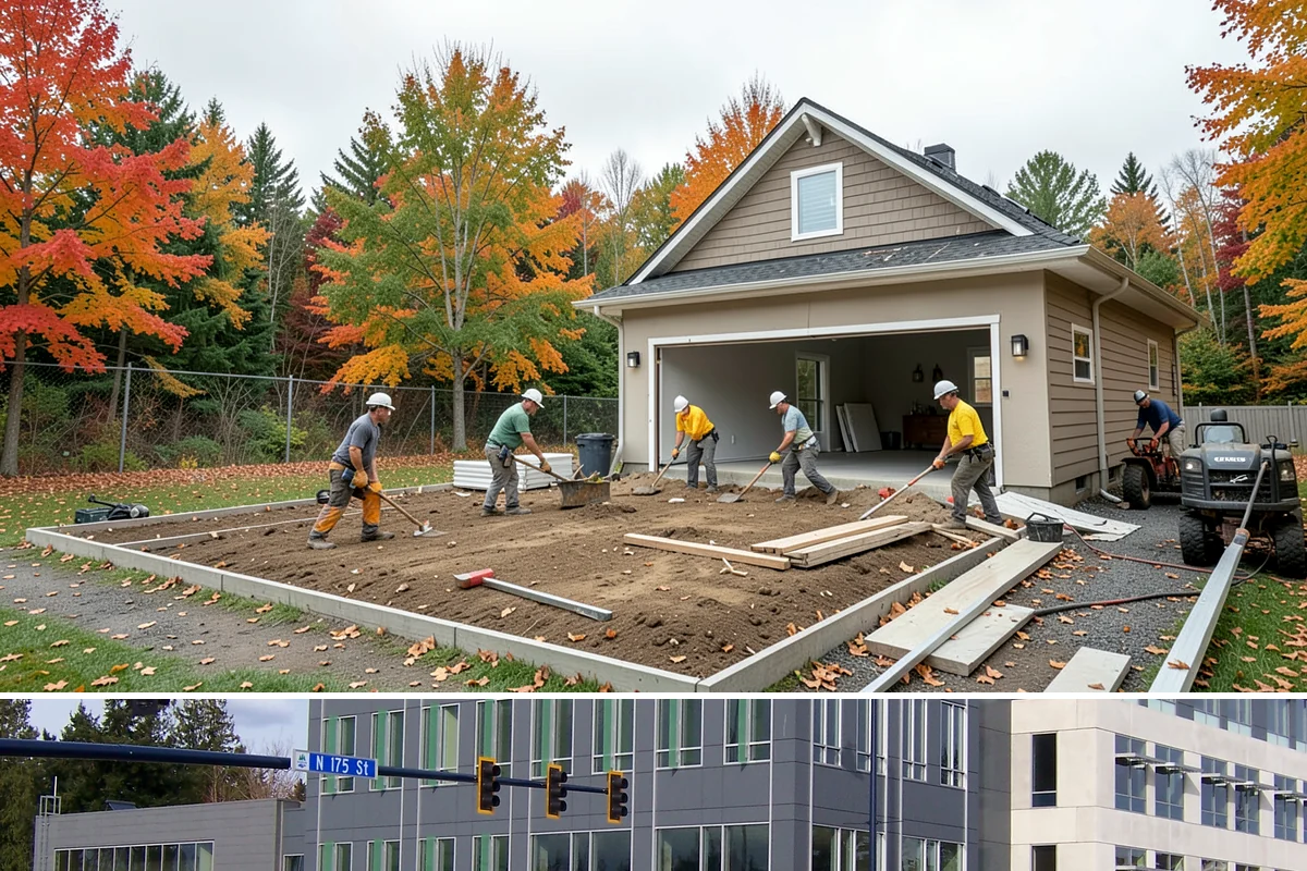 Niche Construction in Shoreline, King County, WA - Niche construction is indoor work that can be completed in any season.
