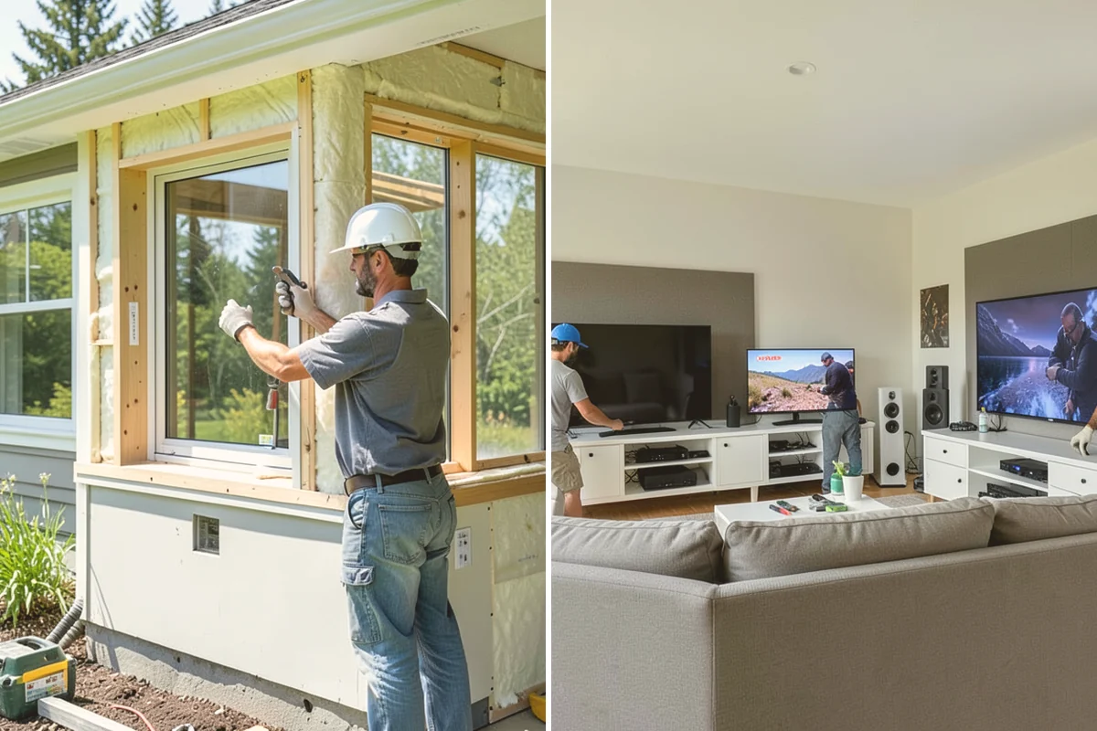 Niche Construction in Stanwood, Snohomish County, WA - Locate framing and plan the niche