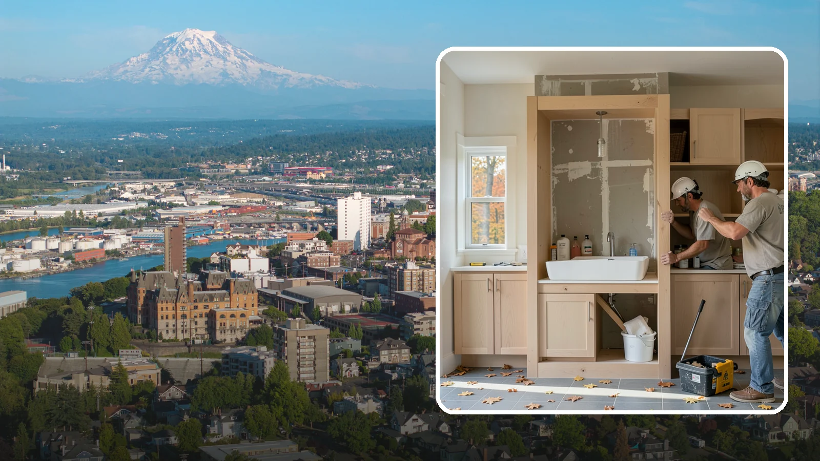 Niche Construction in Tacoma, Pierce County, WA - Framing recessed wall niches to display art, add shower storage, or create architectural interest.
