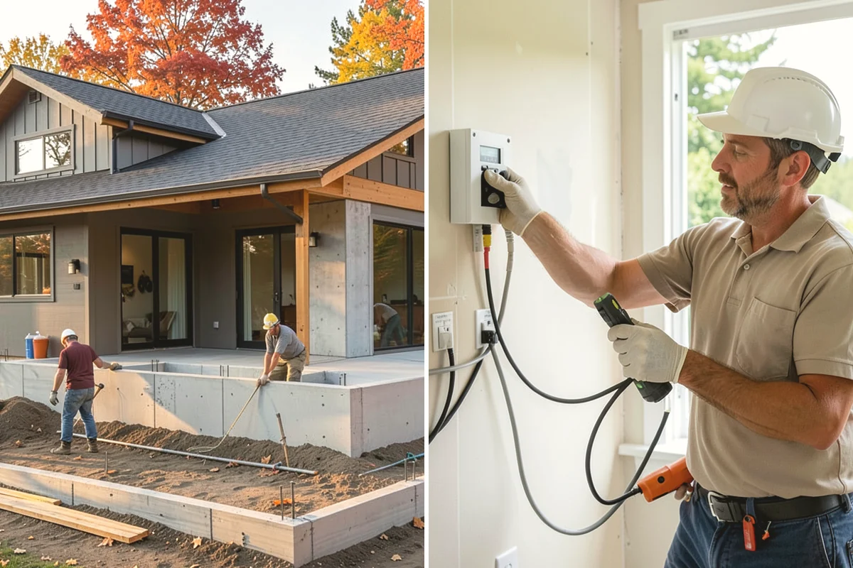 Niche Construction in Tukwila, King County, WA - Locate framing and plan the niche