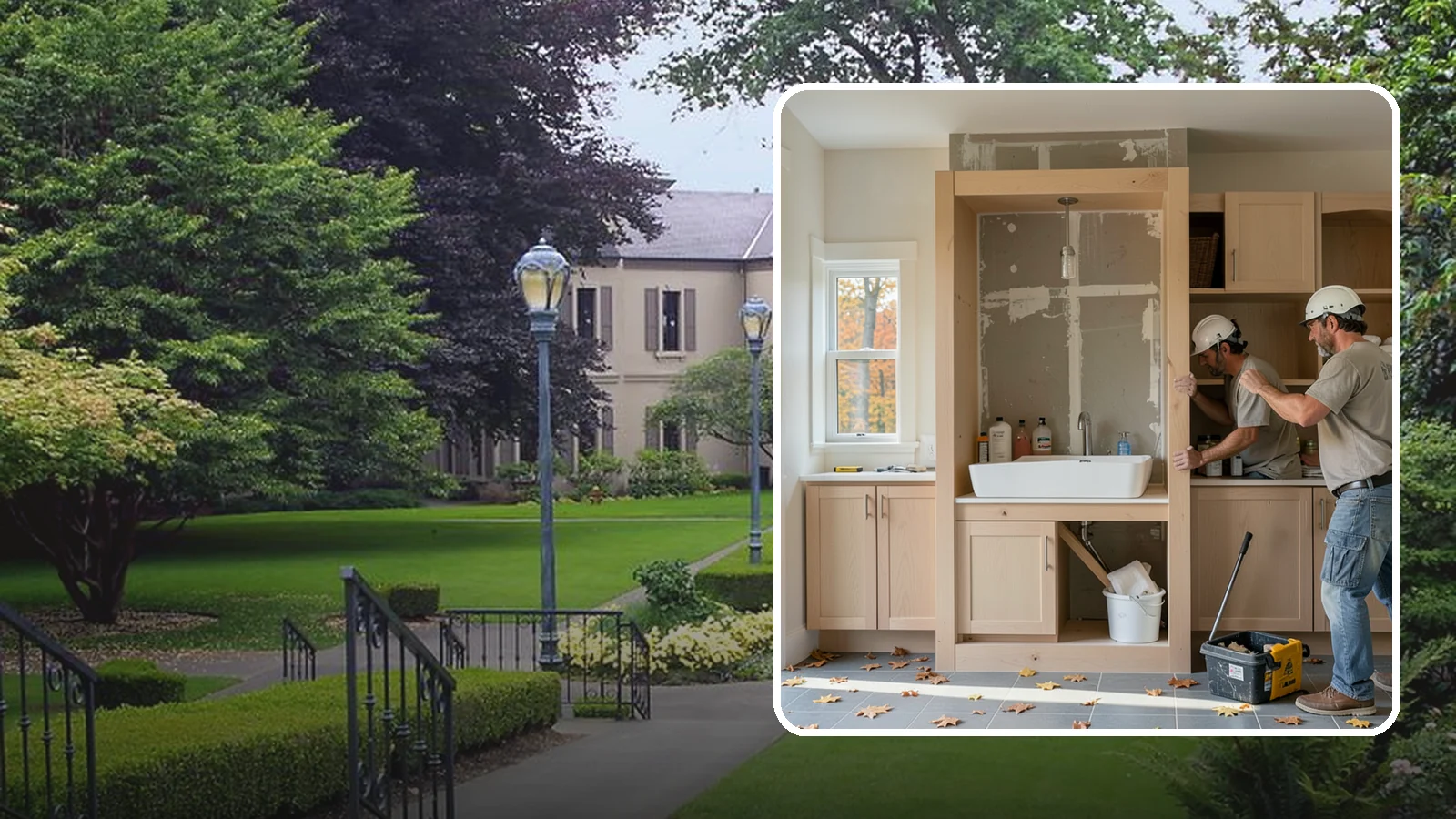 Niche Construction in Woodinville, King County, WA - Framing recessed wall niches to display art, add shower storage, or create architectural interest.