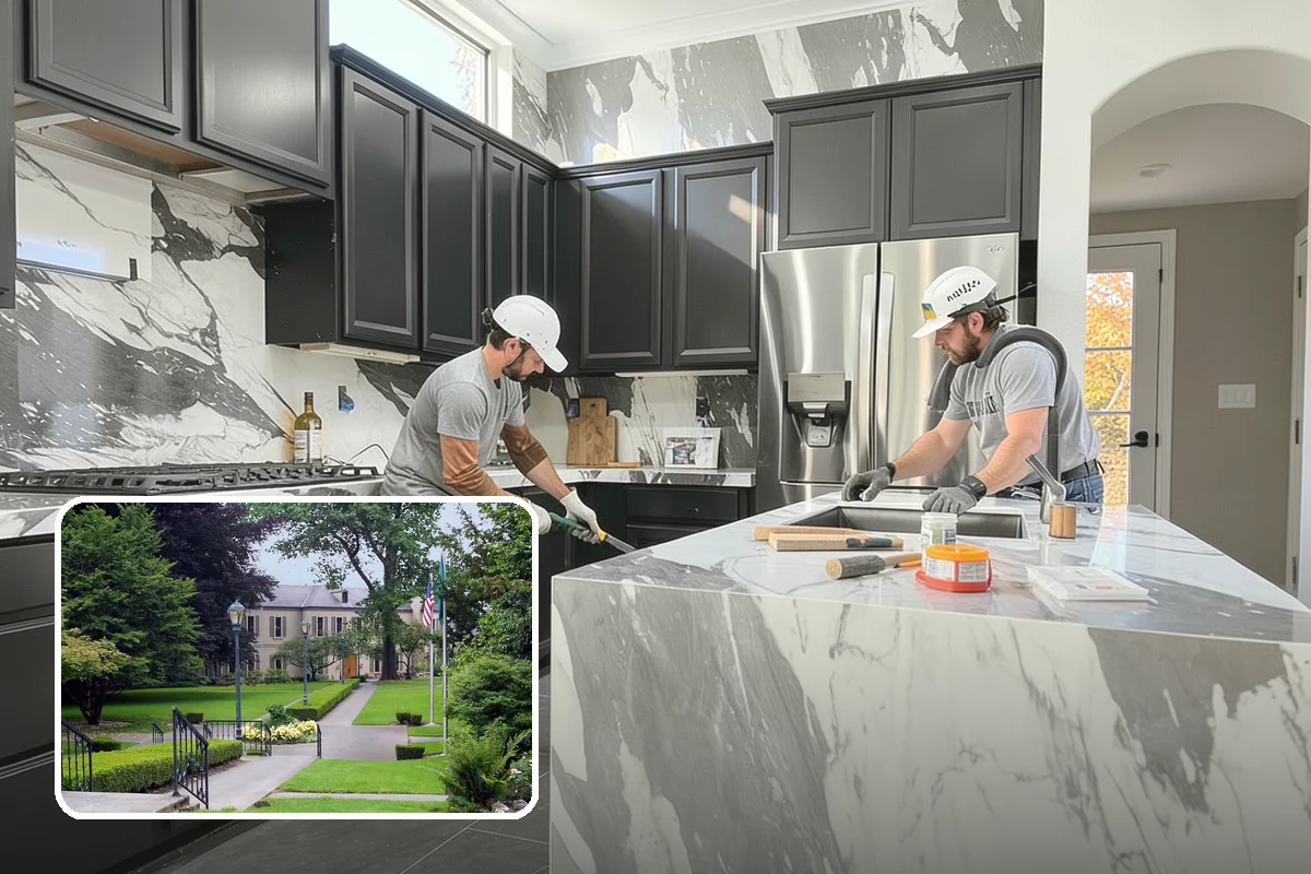 Niche Construction in Woodinville, King County, WA - Adds display or storage without bumping out walls
