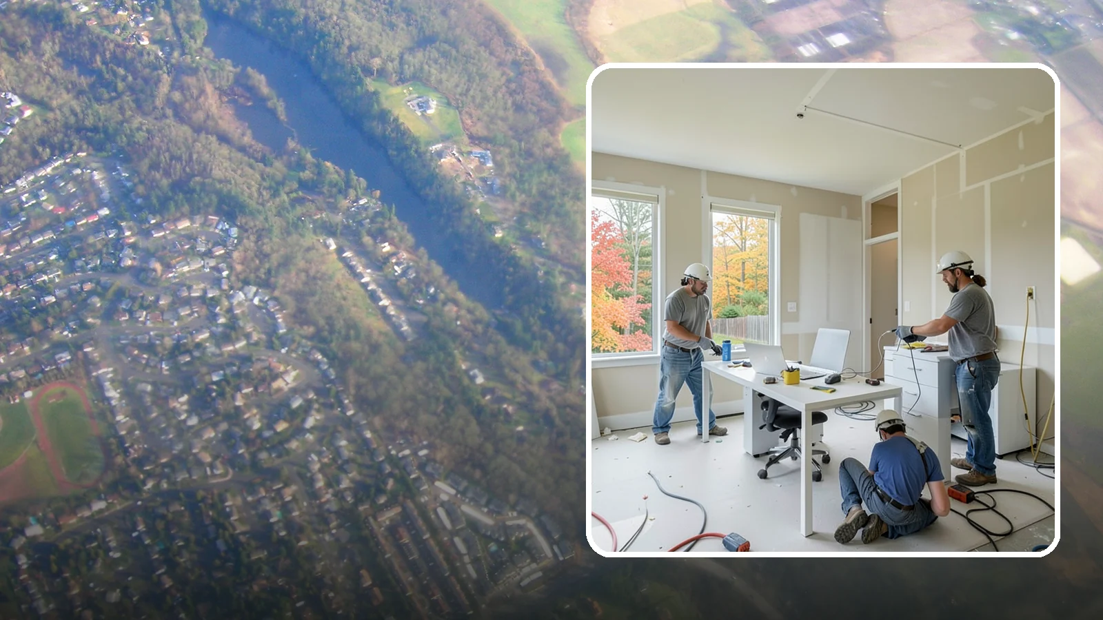 Office Buildout in Algona, King County, WA - Construction of functional, modern office environments within commercial buildings.