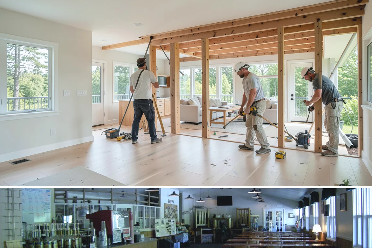 Office Buildout in Black Diamond, King County, WA - Office buildouts are interior projects, so they move ahead any time of year to hit your occupancy date.