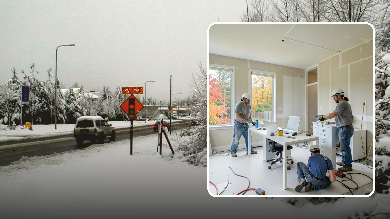 Office Buildout in Newcastle, King County, WA - Construction of functional, modern office environments within commercial buildings.