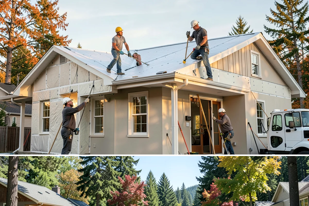 Office Buildout in Orting, Pierce County, WA - Office buildouts are interior projects, so they move ahead any time of year to hit your occupancy date.
