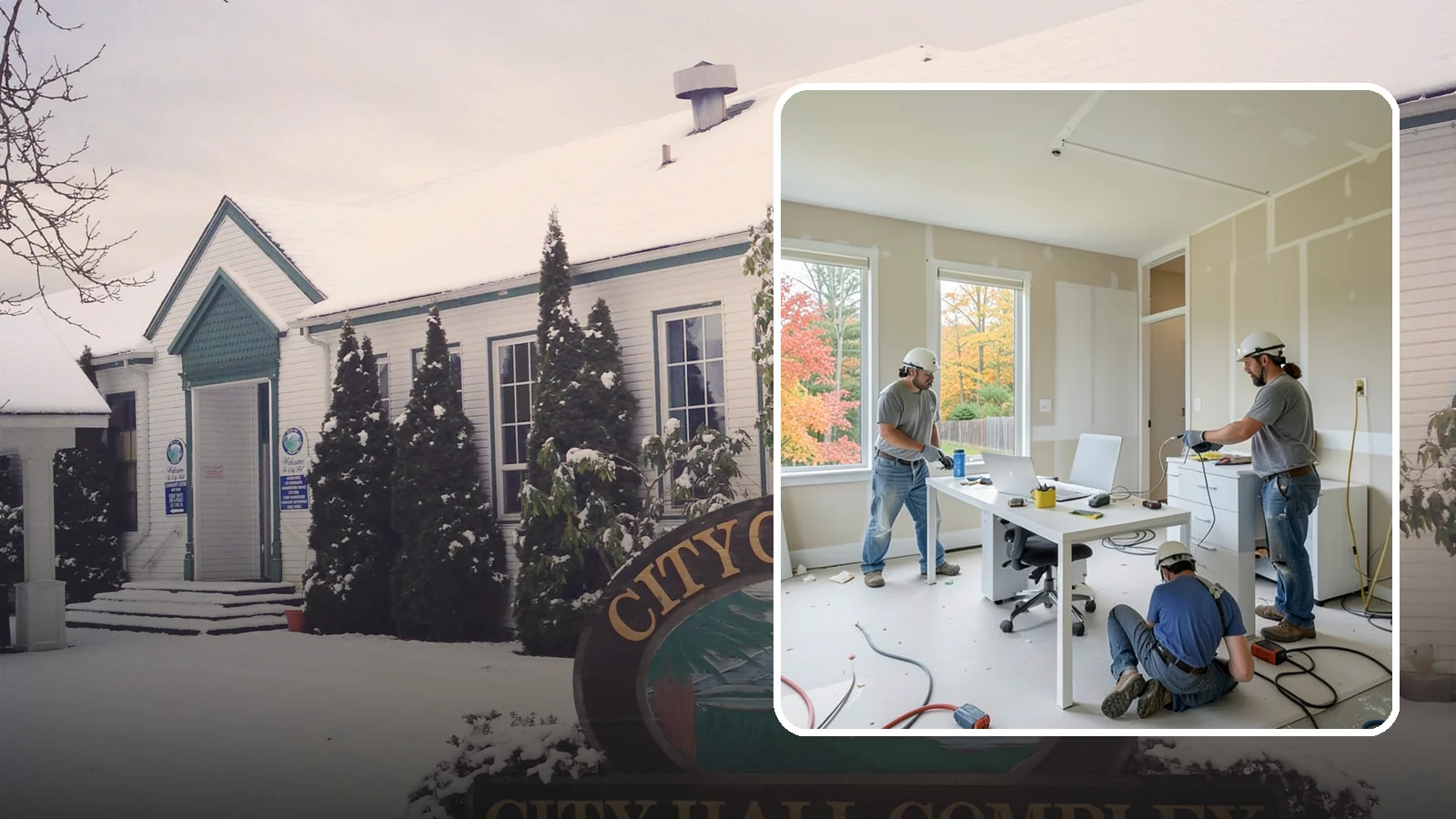 Office Buildout in Pacific, King County, WA - Construction of functional, modern office environments within commercial buildings.