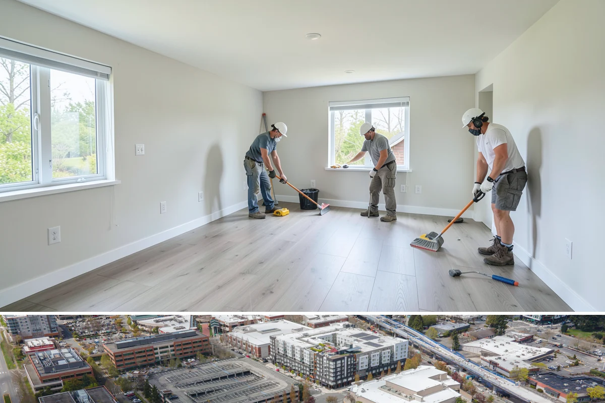 Office Buildout in Redmond, King County, WA - Office buildouts are interior projects, so they move ahead any time of year to hit your occupancy date.